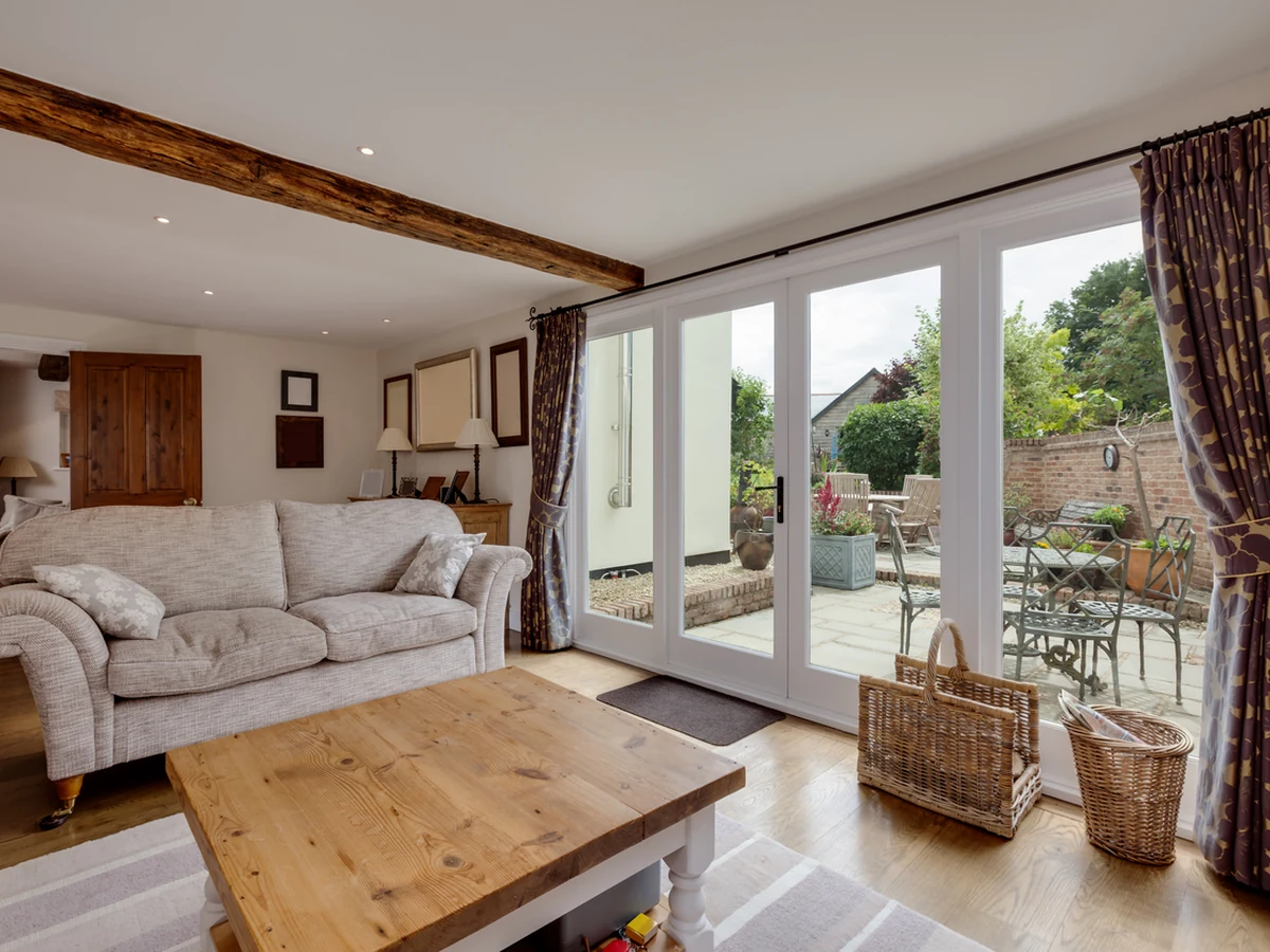 Cosy cottage living room painting in Chalfont St Giles, professional interior painting