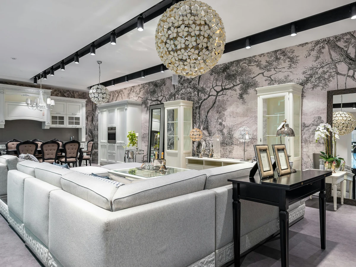 living-room-painting-elegant-living-area-beaconsfield-decorators Wallpapering in Beaconsfield by Beaconsfield Decorators, elegant living room with feature wall finish